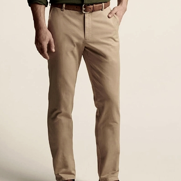Peter Millar Pilot Flat Front Stretch Cotton Twill Pants...Size 35